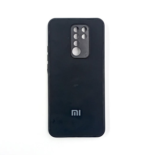 Redmi 9 Logo Silicone back cover with velvet inside protection layer