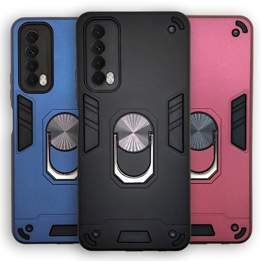 Huawei Y7A Hard PC Case with ring holder Shockproof Slim back Cover