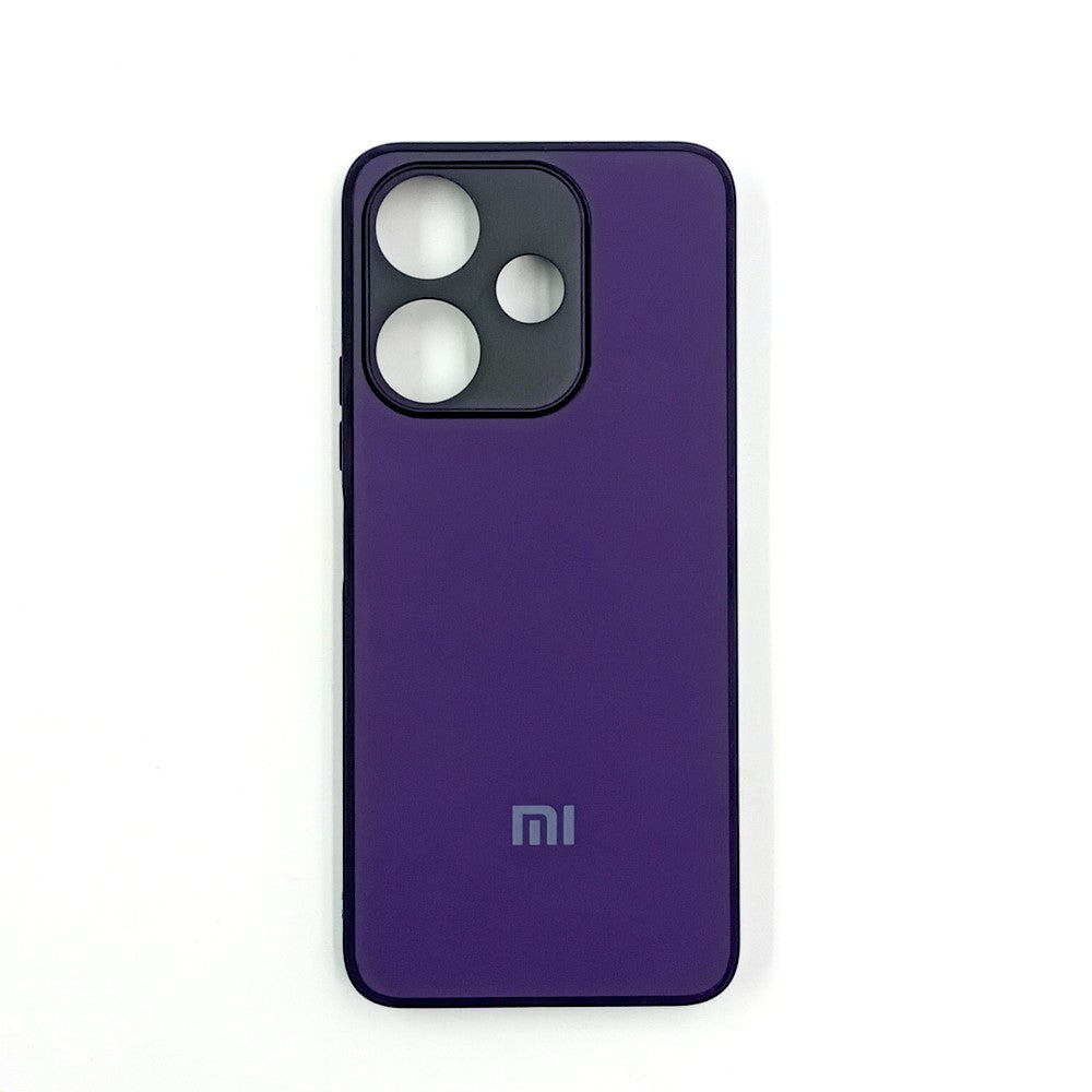 Redmi 13 Logo Silicone back cover with velvet inside protection layer