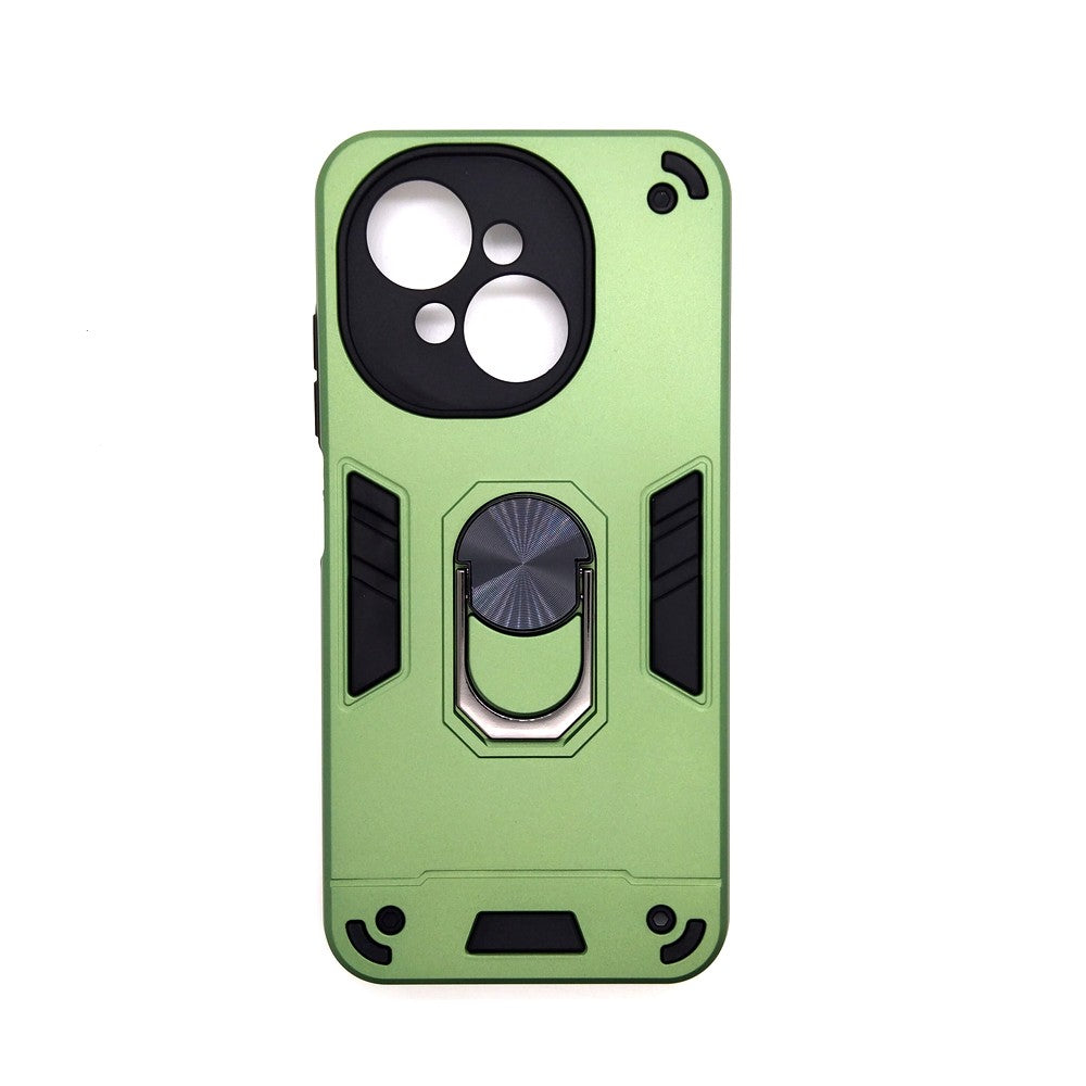 Tecno POP 9 4G Hard PC Case with ring holder Shockproof Slim back Cover