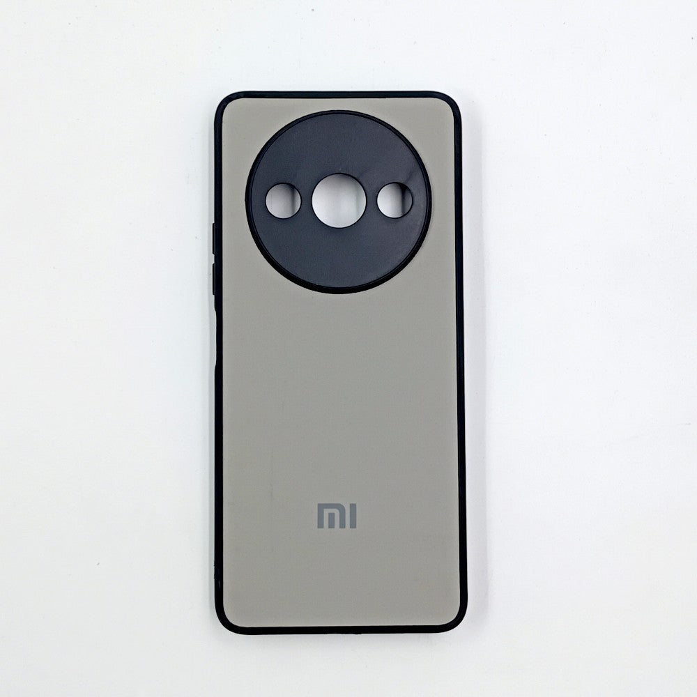 Redmi A3 Logo Silicone back cover with velvet inside protection layer