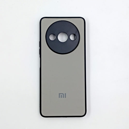 Redmi A3 Logo Silicone back cover with velvet inside protection layer