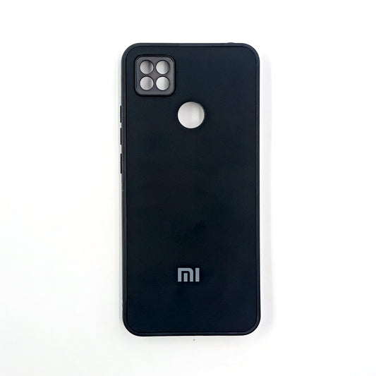 Redmi 9C Logo Silicone back cover with velvet inside protection layer