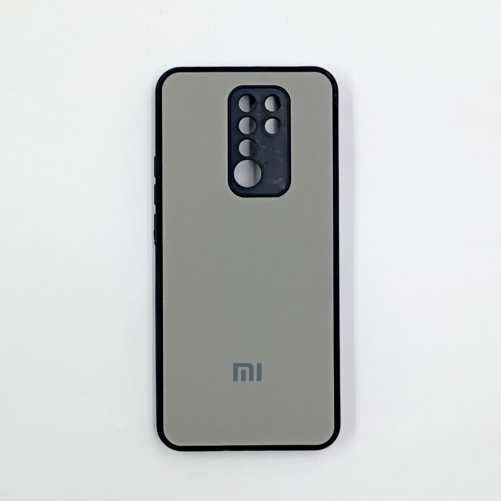 Redmi 9 Logo Silicone back cover with velvet inside protection layer