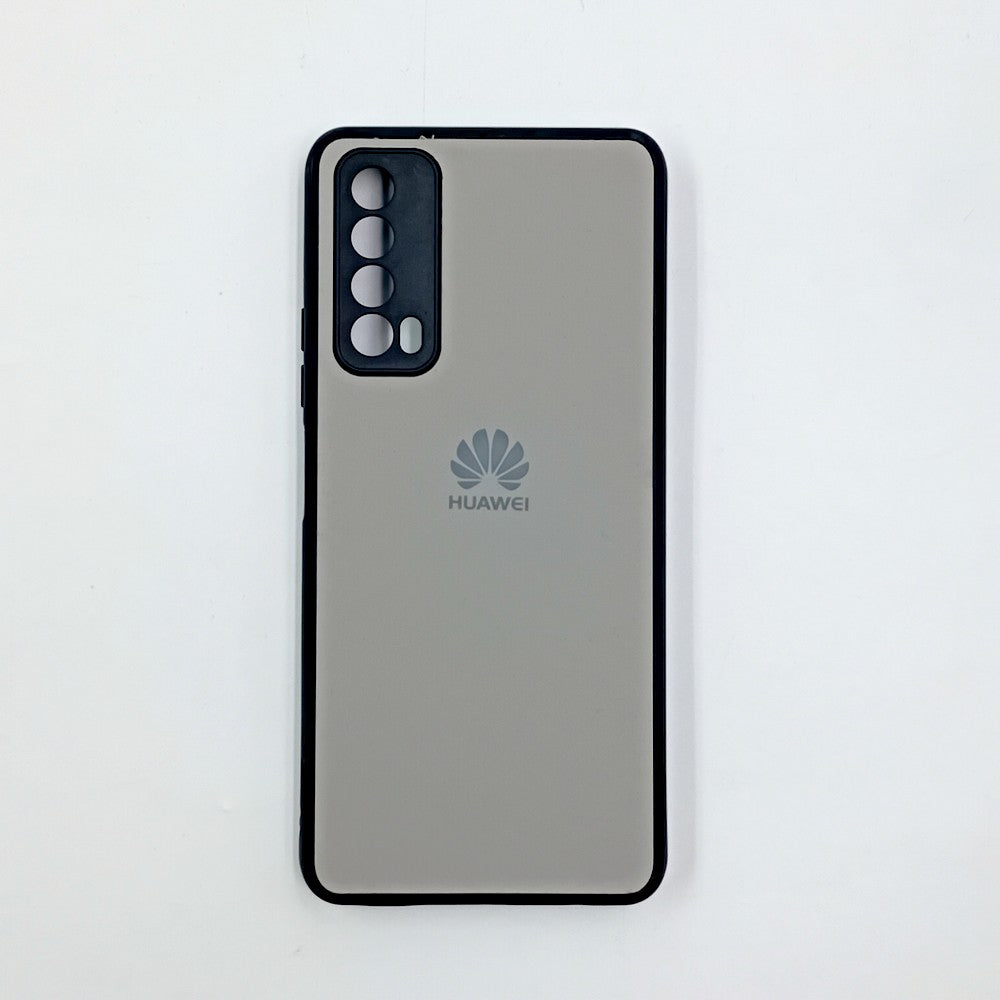 Huawei Y7A Logo Silicone back cover with velvet inside protection layer