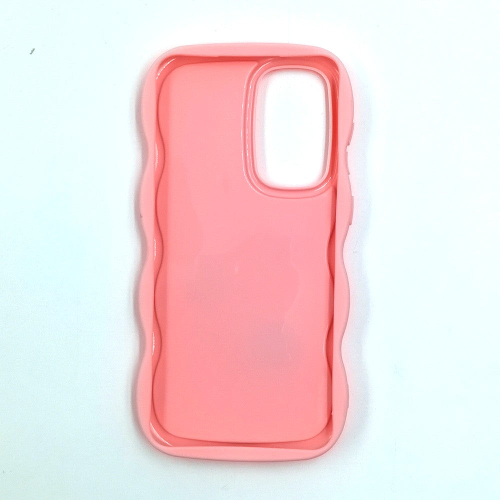 Samsung A36 Cute Cartoon 3D Silicone Phone Case for Girls Soft Wavy Edge Back Cover with Bear Flower & Fun Charms Shockproof Protective Case