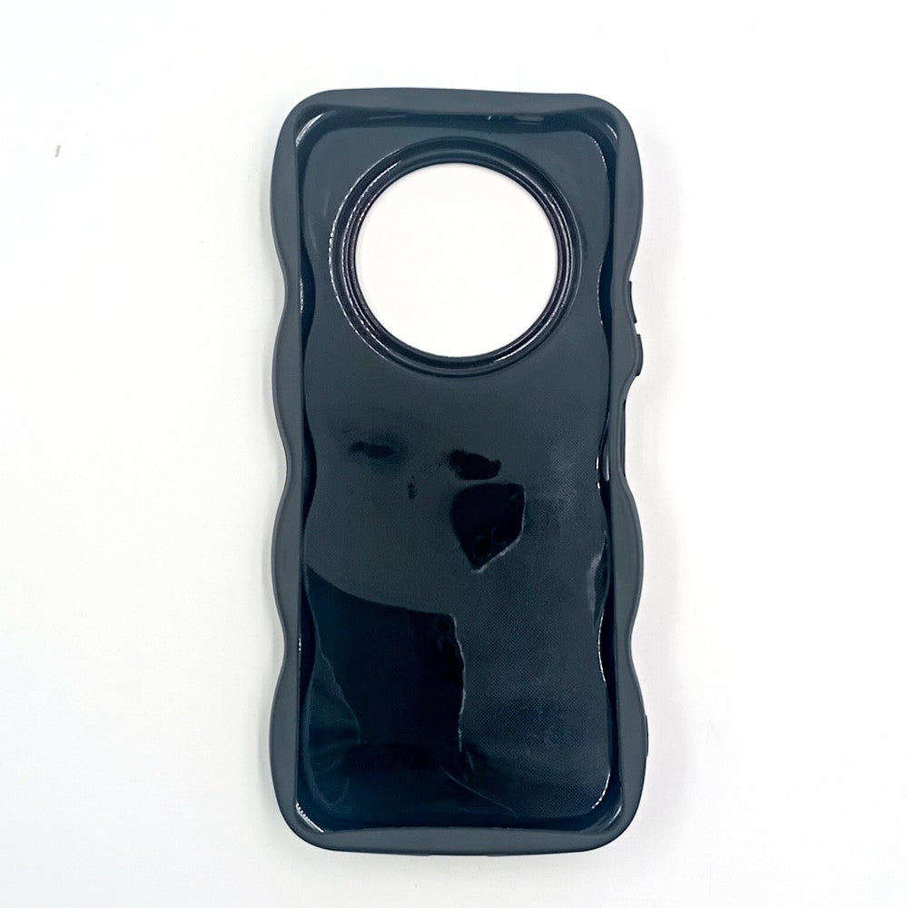 Redmi A3x Cute Cartoon 3D Silicone Phone Case for Girls Soft Wavy Edge Back Cover with Bear Flower & Fun Charms Shockproof Protective Case