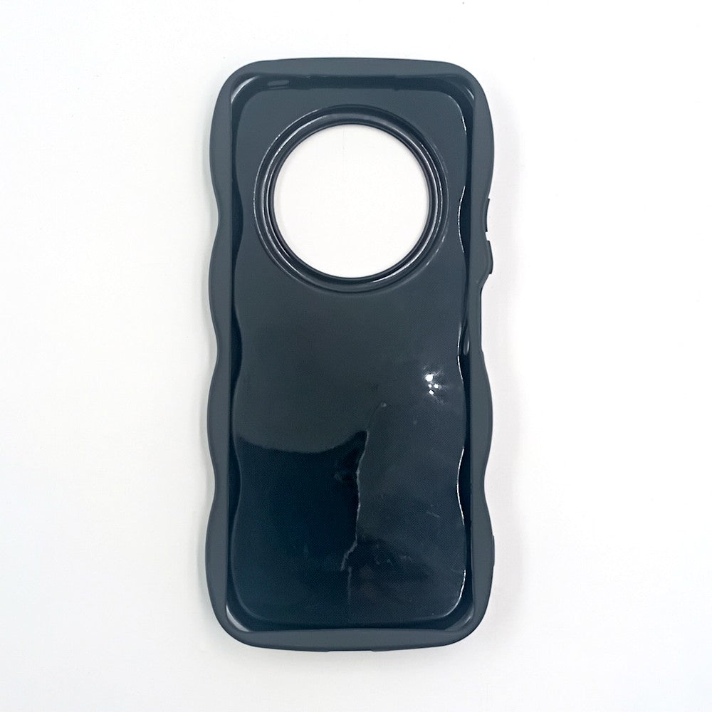 Redmi A4 Cute Cartoon 3D Silicone Phone Case for Girls Soft Wavy Edge Back Cover with Bear Flower & Fun Charms Shockproof Protective Case