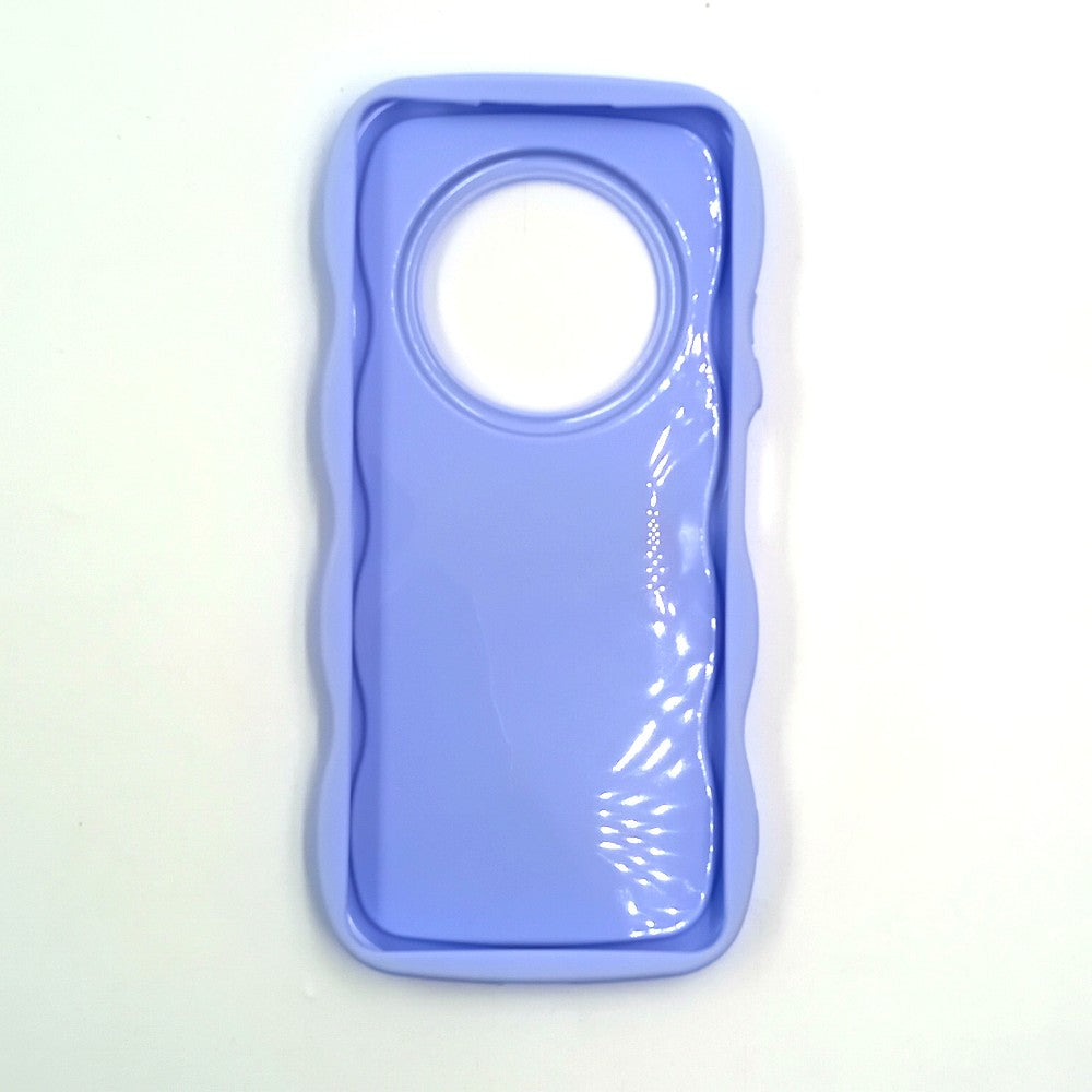 Redmi A4 Cute Cartoon 3D Silicone Phone Case for Girls Soft Wavy Edge Back Cover with Bear Flower & Fun Charms Shockproof Protective Case