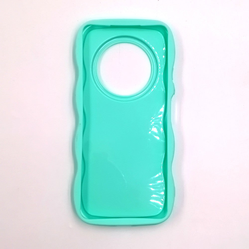 Redmi A4 Cute Cartoon 3D Silicone Phone Case for Girls Soft Wavy Edge Back Cover with Bear Flower & Fun Charms Shockproof Protective Case